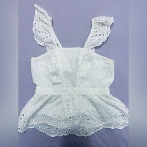 Banana Republic Eyelet Top